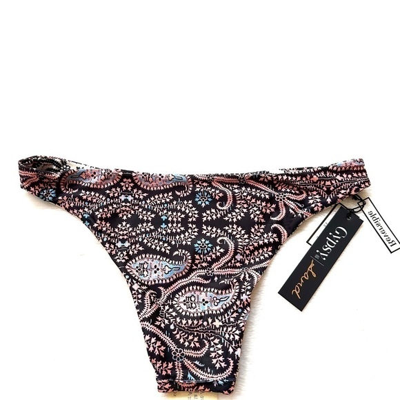 NWT Gypsy 05 Sand Reversible Boho Cheeky Swim Bikini Bottom - Picture 5 of 9
